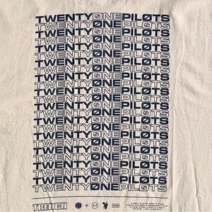 21 Pilots XXL Long Sleeve T Shirt Hanes